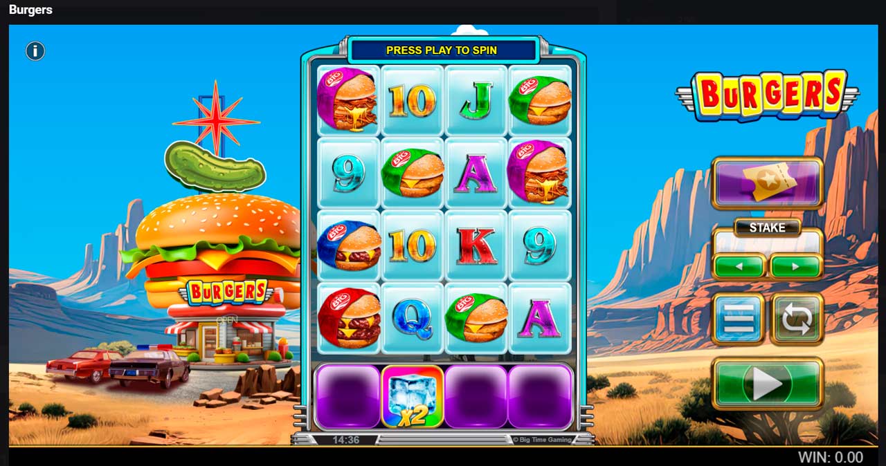 Burgers slot game